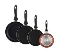 Well home set de 4 sartenes ø16ø20ø24ø28cm de aluminio en cobre metalizado