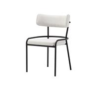 Well home silla 'pole' beige - diseño minimalista - ideal para espacios modernos y sofisticados - 55x60x95cm