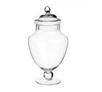 Well home - tarro de cristal para caramelos con pie 2,1l 16 cm