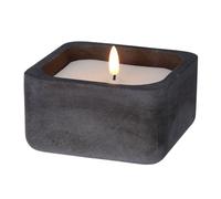 Well home - vela led formato cuadrado color negro 12x12x6,5cm