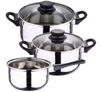 Wellhome Batería de Cocina 5pc Acero Inoxidable | Alta Calidad y Durabilidad