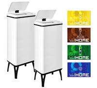 Wellhome Cubo de Basura Inteligente 60L Blanco