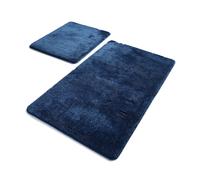 WELL HOME MOBILIARIO & DECORACIÓN Set de alfombras de baño (2 Piezas) Azul Oscuro