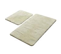 WELL HOME MOBILIARIO & DECORACIÓN Set de alfombras de baño (2 Piezas) Beige