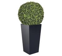 Wellhome Set de Maceta Alta 35L Prosperplast Urbi Square con Depósito en Plástico Antracita