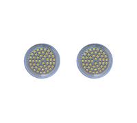 WELSUN 24V MR16 Bombillas LED 5W, Equivalente a 50W bulbos de halógeno, 400-450lm 5W, AC / DC24-60V, 120 ° Ángulo de Haz, no Regulables, Iluminación [Pack de 2] [energética