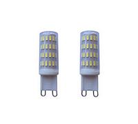 WELSUN Baja tensión G9 LED Bombilla Dimmable 1 2V 24V AC/DC, 5W 63LED 4014, 400-450 Lumen, por RV Camper Marine, luz de energía Solar y Paquete de Grid 2 (Color : Blanco cálido)