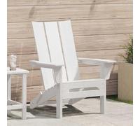 WEMYUFURN Silla plegable Adirondack blanca 80,5 x 74,5 x 92 cm HDPE
