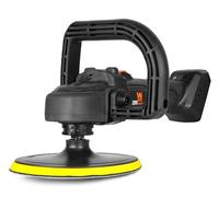 WEN Kit de pulidora y enceradora giratoria inalámbrica de velocidad variable de 7 pulgadas de 20 V máx. (solo herramienta, batería no incluida) (20877BT)