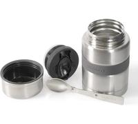wenco Fiambrera de acero inoxidable, 500 ml, con cuchara, recipiente térmico para alimentos, ideal para niños y adultos, recipiente para sopa para el almuerzo