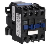 Wengart Contactor de CA CJX2-25, AC220V 25A 4NO agilice su distribución de energía, alta capacidad, bajo mantenimiento, perfecto para redes eléctricas complejas
