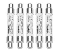 Wengart Pack de 5 Fusibles Fotovoltaicos 30A 1500V DC, 14x85 mm (Tamaño Especial Industrial), Poder de Corte 50kA gPV, Protección Profesional para Inversores de String y Huertas Solares, WGPV-63L