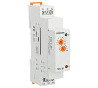 Wengart Relé de tiempo de retardo TBT7-B1, Delay On_1SPDT Cierre retrasado relé de retardo de tiempo con función única, ACDC12-240V 16A, adecuado para el control de retardo de la carga