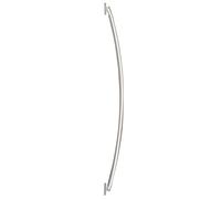 Wenko 19226100 - Barra telescópica para bañeras arqueada, de aluo, 2.5 cm,Extensible Desde 110 hasta 200 cm, Color Cromo