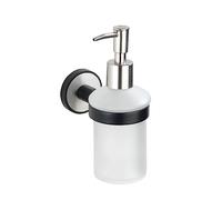 Wenko 25010100 Dispensador de Jabón Rellenable Udine, Mate/Satinado