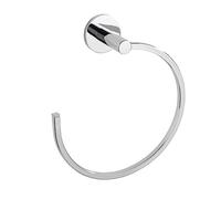 Wenko 25033100 Toallero de Pared para Toallas de Tubo Cuadrado Sin Taladrar, Cromo