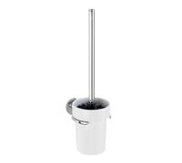Wenko 25040100 Escobillero de Inodoro de Cerámica Abierta Isera, Cromo