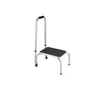 Wenko 84110500 Mango Ajustable Secura Podest, Maxima 150 Kg, Gris/Negro