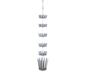 Wenko Achilles organizador de zapatos 30x30x300 cm gris 6200090100