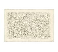 WENKO Alfombra de baño Sidyma, 100% algodón orgánico Certificado, Aspecto Suave y Suave, Parte Inferior Antideslizante, Lavable hasta 40 °C, 60 x 90 cm, Color Beige