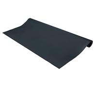 WENKO Alfombra de protección del suelo contra las salpicaduras de grasa, negro, efecto antideslizante, para colocar bajo el grill, esterilla impermeable ideal para exterior, 120 x 60 cm