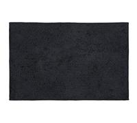 Wenko Alfombrilla de baño ONO, 100% algodón con 10 mm de Altura para una Agradable sensación de pedaleo, Parte Trasera Antideslizante, Lavable hasta 40 °C, 50 x 80 cm, Color Gris Pizarra