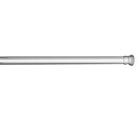 Wenko Barra para Cortina baño telescópica cromada 110-185 cm - Ø 2 cm, Aluminio, 2 x 2 cm, Cromo