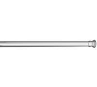 Wenko Barra para Cortina baño telescópica cromada 70-115 cm - Ø 2 cm, Aluminio, 2 x 2 cm, Cromo