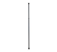 WENKO Barra principal Herkules, para extender el sistema telescópico a juego, de metal para sujetar entre el techo y el suelo, con pies antideslizantes, altura ajustable de 165 a 300 cm, negro