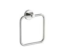 Wenko Bosio - Anillo toallero, de Acero Fino Inoxidable, 16 x 18 x 5 cm, Aspecto Brillante