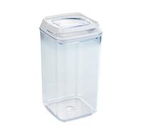 WENKO Bote de almacenamiento Turin 1,2 l - Bote de almacenamiento, recipiente para guardar alimentos frescos, hermético Capacidad: 1.2 l, Poliestireno, 10 x 19.5 x 10 cm