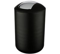 Wenko Brasil papelera 6.5 l cromo-negro 21212100