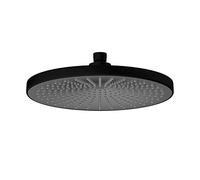Wenko Cabezal de ducha Ultimate Shower Ø 25 cm Softrain 284 eyectores conexión ½" Negro/Gris