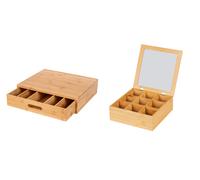 WENKO Caja de bambú para café / té