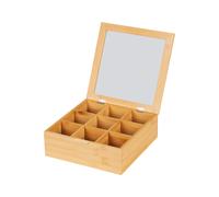WENKO Caja de bambú para café / té (Caja de té)