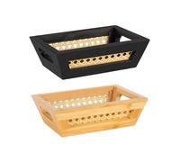 Wenko® Cestas de almacenaje con asas pack 2