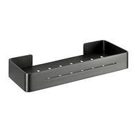 WENKO Cesto Montella - Repisa para atornillar, inoxidable, Aluminio, 32.4 x 5 x 12.8 cm, Antracita