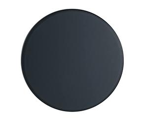 WENKO Colgador Melle negro Ø 8 cm - Ganchos para atornillar, Poliresina, 8 x 4.5 x 8 cm, Negro