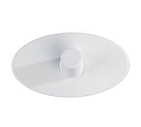 WENKO Colgador mural Piceno blanco mate juego de 2 acero inox - juego de dos piezas, gancho para baño, gancho para toallas, autoadhesivo, Acero inoxidable, 6.5 x 3.6 x 2.8 cm, Blanco