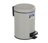 Wenko Cubo con Pedal para cosmética Spiro Blanco 3 l Capacidad: 3 l, Acero, 17 x 25 x 22.5 cm, Taupe