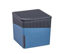 WENKO Deshumidificador Mod Cube, 500 g, para habitaciones de hasta 40 m³, previene moho y malos olores, sin electricidad, silencioso, recargable, azul