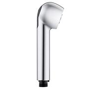 WENKO Ducha de fregadero Watersaving, cabezal de repuesto para grifo de fregadero con chorro perlado, ahorra agua, potente chorro, conexión universal de ½", diámetro: Ø4,6 cm, plateado brillante