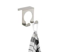 Wenko Gancho Doble para Puerta Acero INOX - Set de 2, Acero Inoxidable, 5 x 5 x 5 cm, Plata Mate