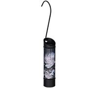WENKO Humidificador Peony - Humidificador ambiental con motivo, para radiadores, Acero inoxidable, 5 x 20 x 5 cm, Negro
