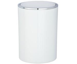 Wenko Inca papelera 5 l cromo-blanco 22554100