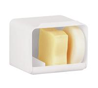 WENKO Jabonera Wenko de pared Tonale Turbo-Loc, fijación adhesiva, para 3 pastillas de jabón - jabón para baño de manos, cuerpo y cabello, sin envase, plástico resistente, 10,5 x 8,5 x 9 cm, blanco