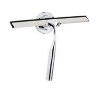 Wenko Limpiacristales para Baño, Metal, Plateado, 16.5x24.5x3 cm