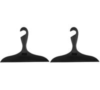 Wenko Limpiador para el baño Loano, Negro, 25 x 230 x 170 mm (Paquete de 2)