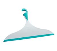 Wenko Limpiador para el baño Loano XXL Azul Claro/Blanco - pour la baignoire et la Douche, Plástico (TPR), 34 x 21 x 2.5 cm, Azul Claro