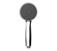 Wenko mango de ducha basic gris Ø 10 cm - ducha de mano universal, ro